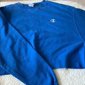 CHAMPION THRIFTED CROPPED SWEATSHIRT